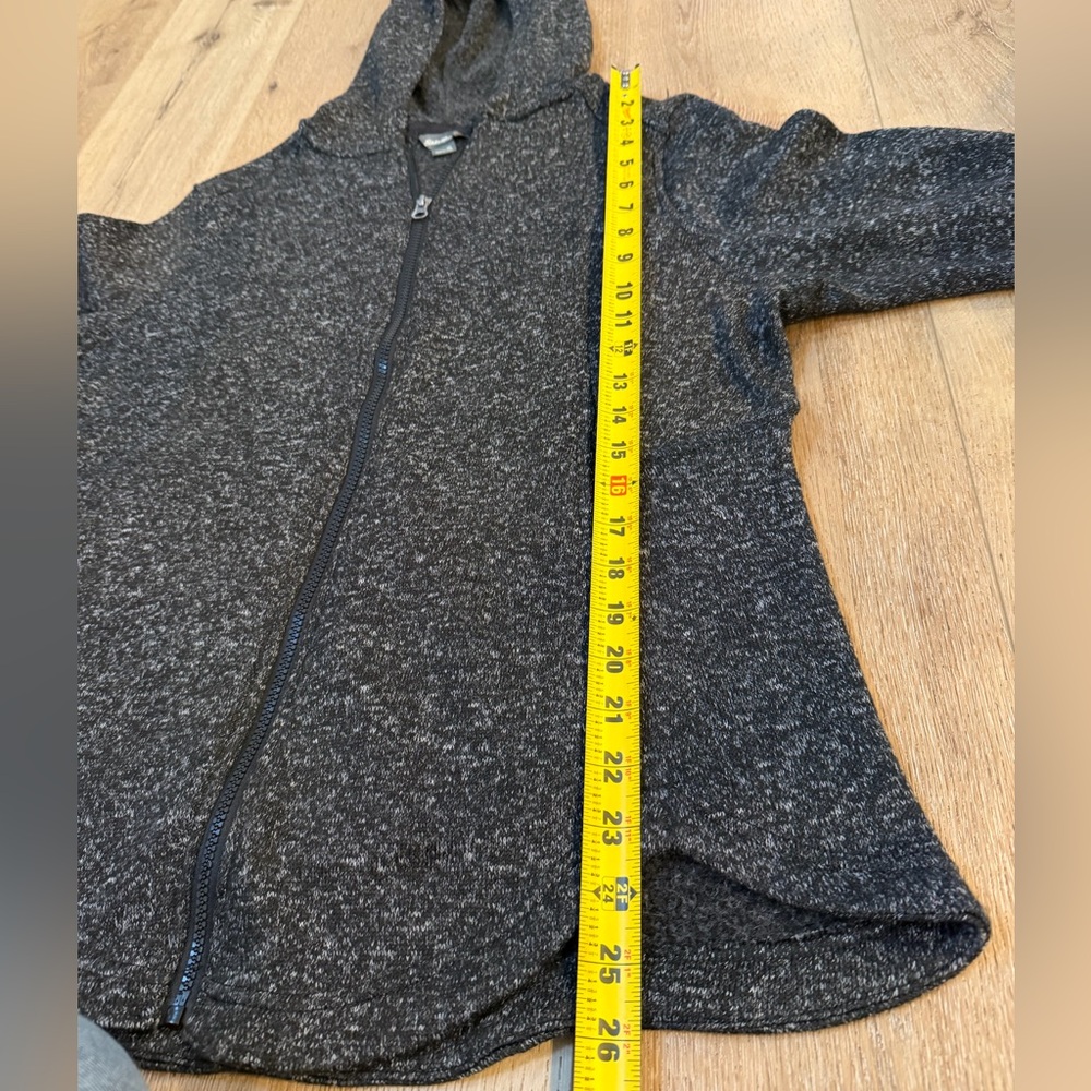 Eddie Bauer Black and Gray Zip-Up Sweater XL - Picture 7 of 8